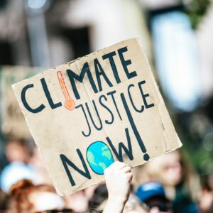 Global climate change strike protest demonstration - No Planet B